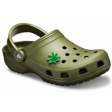 Crocs Klassiska Clog Sandals Skor Herr Olivgröna | Sverige 0696ZUTG